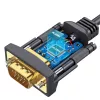 UGREEN USB 2.0 - RS-232 sarjaporttisovitinkaapeli (USB-A uros - DB9 uros) - musta, 1,5 m
