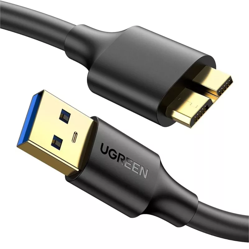 UGREEN USB 3.0 A - Micro-B kaapeli 1 m musta