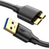 UGREEN USB 3.0 A - Micro B SuperSpeed -kaapeli 0,5 m musta