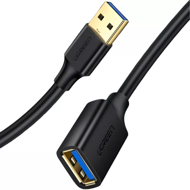 UGREEN USB 3.0 jatkokaapeli 3 m musta uros naaras SuperSpeed 5 Gbps