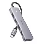 UGREEN USB 3.0 -keskitin 4 porttia 1 m kaapelilla - musta (CM219)