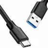 UGREEN USB-A-USB-C 3.0 -kaapeli 1m musta