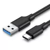 UGREEN USB-A-USB-C 3.0 -kaapeli 1m musta