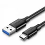 UGREEN USB-A-USB-C 3.0 -kaapeli 1m musta