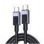 UGREEN USB-C 2.0 uros - USB-C 2.0 uros 5A datakaapeli 1M (45063) musta