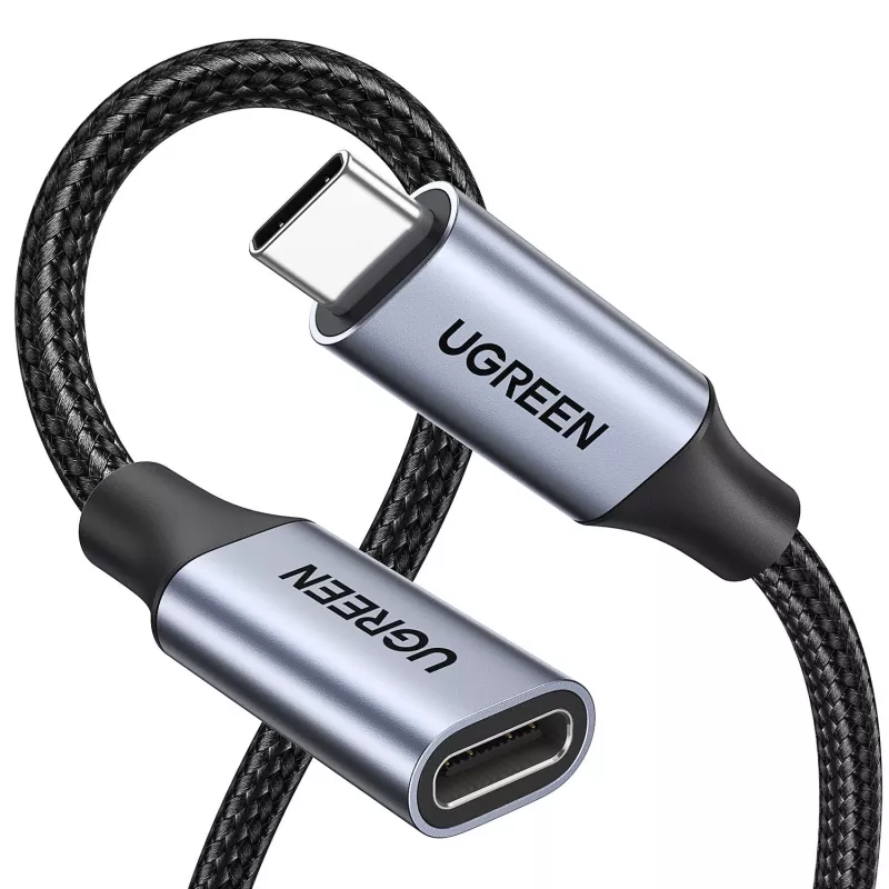 UGREEN USB-C 3.1 jatkokaapeli 1m – 100W PD, 10Gbps, 4K video