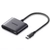 UGREEN USB-C-kortinlukija - Space Gray, SD & Micro SD, 5 Gbit/s