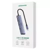 UGREEN USB-C-keskitin 4-porttinen USB 3.2 Gen 1 hopea