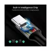 UGREEN USB-C - USB-C 100W punottu nailon-latauskaapeli 2 m musta