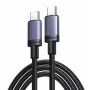 UGREEN USB-C - USB-C -latauskaapeli USB 2.0 240W PD 3.1, alumiinikotelo punottu, 2 m harmaa