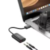 UGREEN USB 3,5 mm ulkoinen stereoäänisovitin - musta