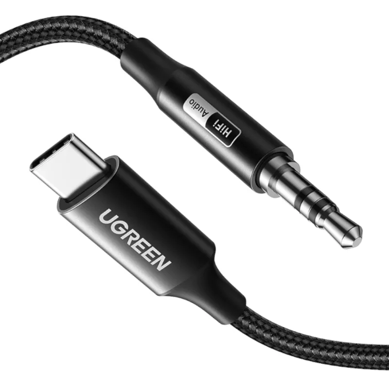 UGREEN USB Type-C - 3,5mm AUX audiokaapeli 3M - musta