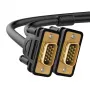 UGREEN VGA uros-uros kaapeli 5m 1080p - musta