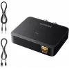 UGREEN 55545 Bluetooth 6.0 LDAC Hi-Res -äänivastaanotin 3,5 mm AUX- ja 2x RCA -lähdöllä, musta