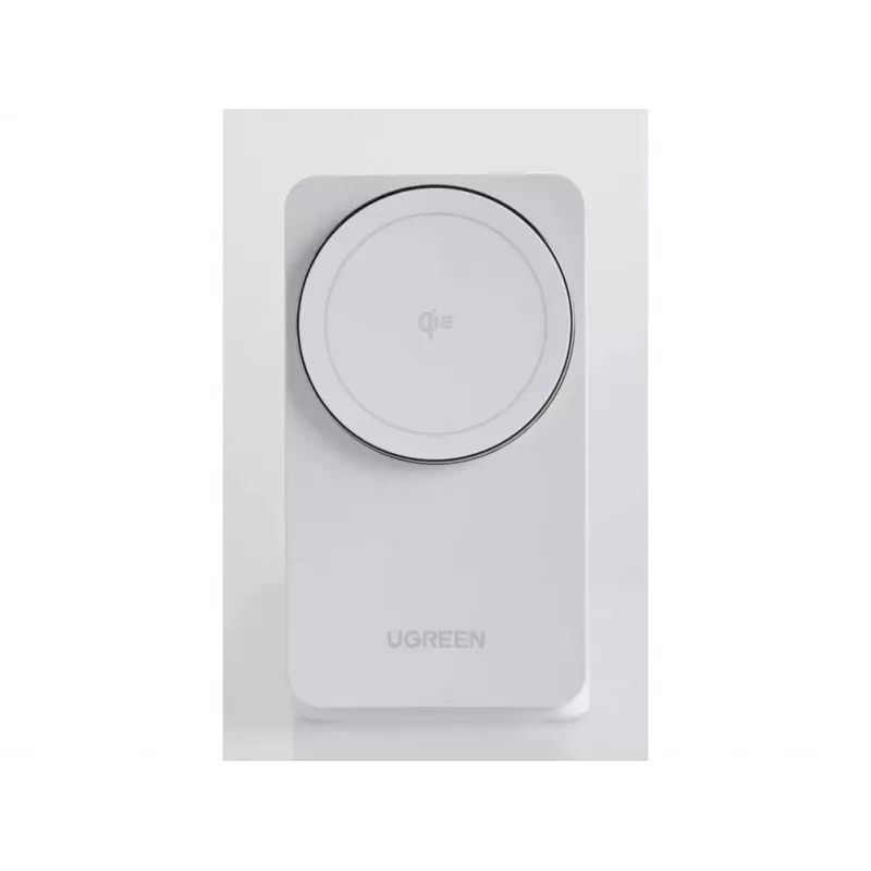 UGREEN langaton laturi 2-in-1 20W Qi2 45057 iPhonelle ja AirPodsille valkoinen