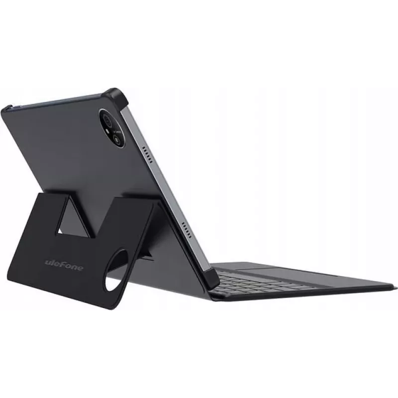 Ulefone Tab A11 Pro näppäimistökotelo kosketuslevyllä, QWERTY, Pogo-Pin, musta