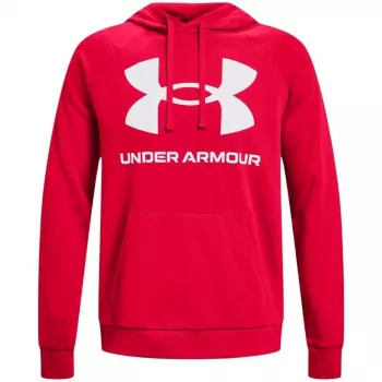 Under Armour miesten Rival Fleece Big Logo huppari punainen