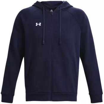Under Armour miesten Rival Fleece täysvetoketjullinen huppari Academy