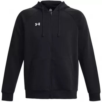 Under Armour Rival Fleece täysvetoketjullinen huppari miesten musta