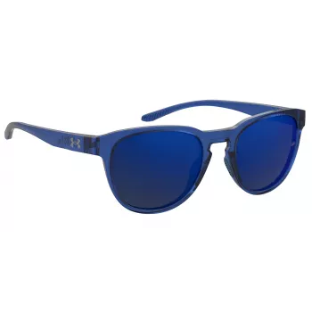 Under Armour unisex UASKYLAROXZF3 -aurinkolasit - Satin Black -kehykset, harmaat polarisoidut linssit, 53/17/140 mm