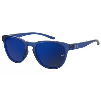 Under Armour unisex UASKYLAROXZF3 -aurinkolasit - Satin Black -kehykset, harmaat polarisoidut linssit, 53/17/140 mm