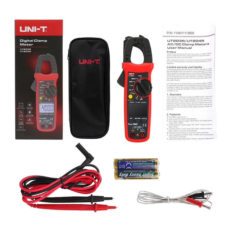 Uni-T UT204R digitaalinen pihtimittari