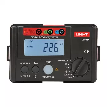 UNI-T UT582+ vikavirtasuojatesteri