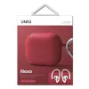Uniq Nexo -kotelo AirPods 3 + silikonikorvakoukut - punainen
