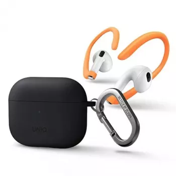 UNIQ Nexo AirPods 3 -kotelo korvakoukuilla silikoni - harmaa