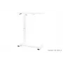 UNIQUE LAPTOP DESK valkoinen - korkeussäädettävä liikuteltava työpöytä pyörillä