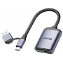 UNITEK SD4.0 / Micro SD4.0 kortinlukija 2in1 USB 3.0 Type-A musta
