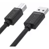 UNITEK USB 2.0 Type-A uros Type-B uros -kaapeli 2 m musta