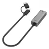 UNITEK USB-A/C 3.1 Gen 1 - RJ45 2.5 Gigabit Ethernet -sovitin U1313C