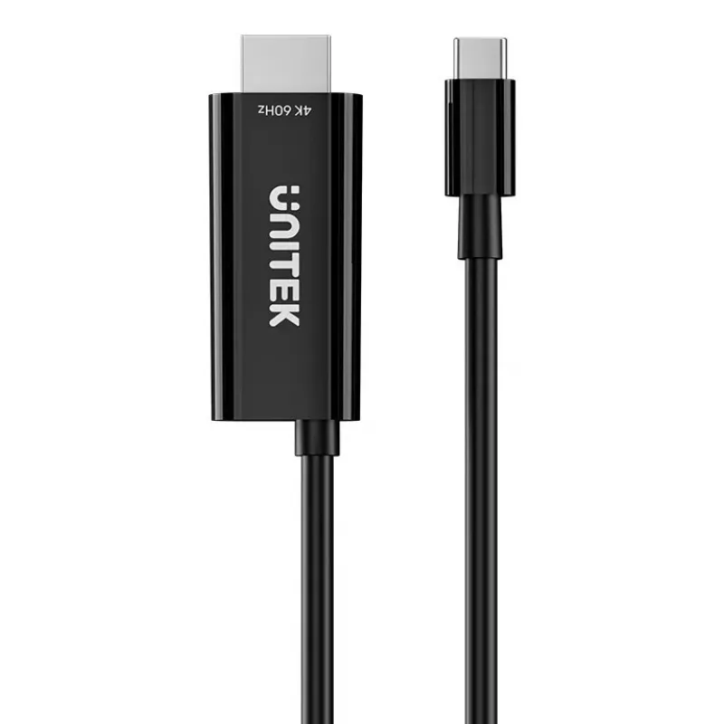 UNITEK USB-C - HDMI 4K@60Hz kaapeli USB-C PD 100W