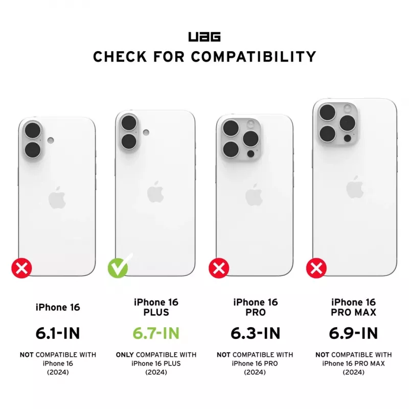 Urban Armor Gear Civilian kotelo iPhone 13 Pro Max - musta