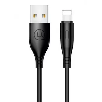 USAMS Apple Lightning 2A Charge 1 m kaapeli musta