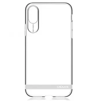 USAMS Primary TPU suojakotelo Apple iPhone XS Max - läpinäkyvä