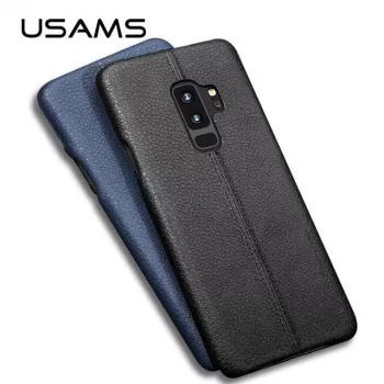 USAMS Samsung Galaxy S9 nahkainen kovakuori vaaleanruskea