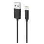 USAMS U-Gee USB - Lightning data- ja latauskaapeli 1 m musta
