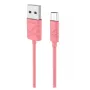 USAMS US-SJ039 U-Gee Pro PVC universaali Micro USB – USB data- & Fast 2A -latauskaapeli 1m punainen