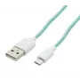 USAMS US-SJ098 USB-A - Micro-USB latauskaapeli 1M syaani
