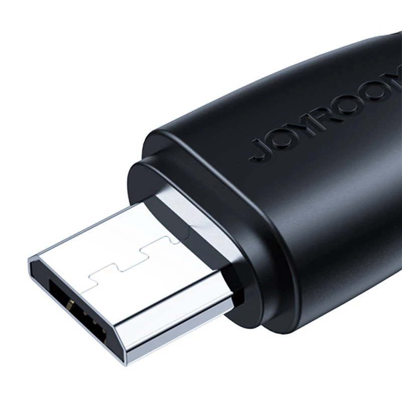 USB-lataus- ja datakaapeli, Micro USB-A - USB-A, 0,25 m, musta, Joyroom S-UM018A11, Surpass Series