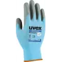 Uvex 60080 suojakäsineet koko 12 sininen/harmaa Aqua-polymeerivaahtopäällyste 6008012