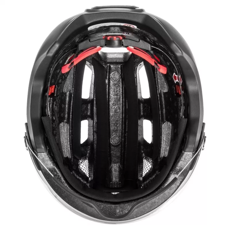 UVEX Finale Visor pyöräilykypärä 56-61 cm, musta matt