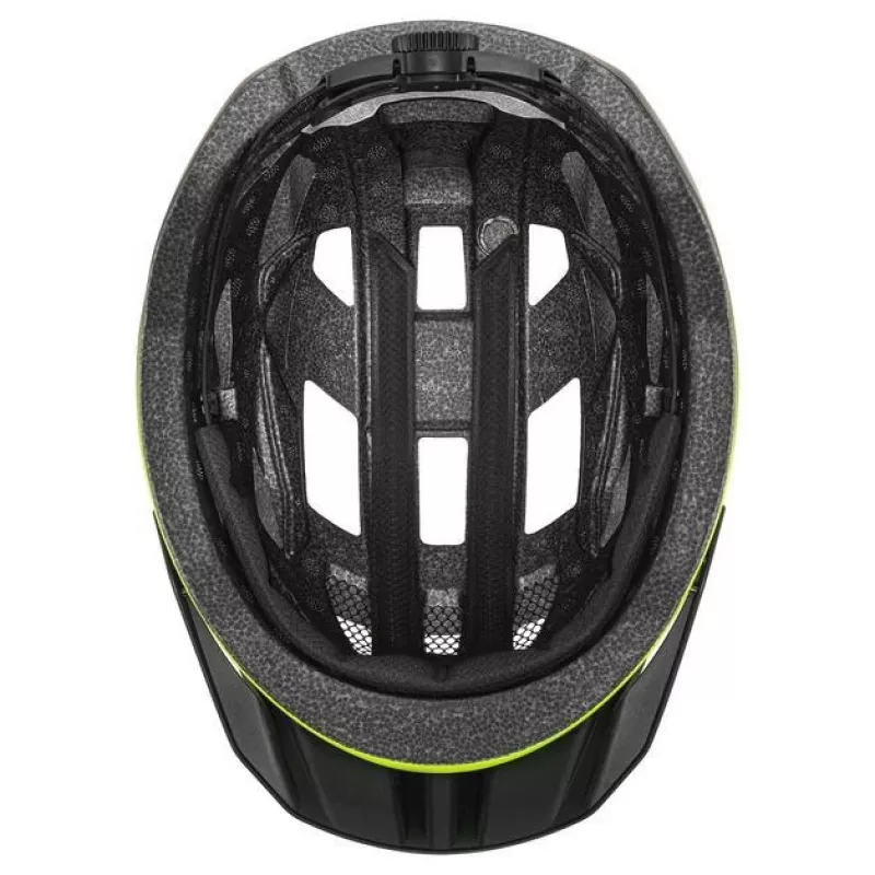 UVEX I-vo 2 pyöräilykypärä 56-60 cm, neonkeltainen/musta matta