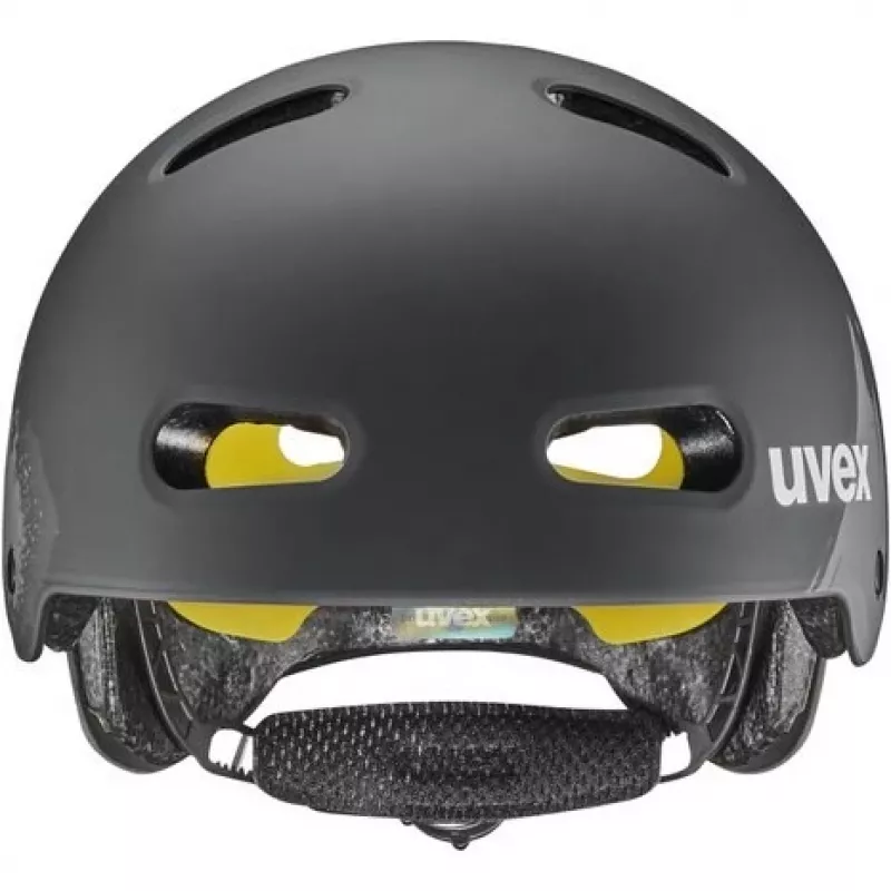 UVEX Kid 4 Style MIPS lasten pyöräilykypärä, Dirt Black Matt