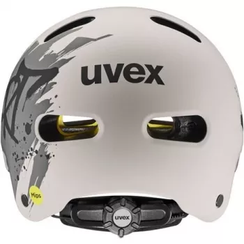 UVEX Kid 4 Style MIPS lasten pyöräilykypärä, Dirt Warm Grey