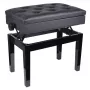 V-TONE BENCH 2 BK pianopenkki säilytystilalla, musta