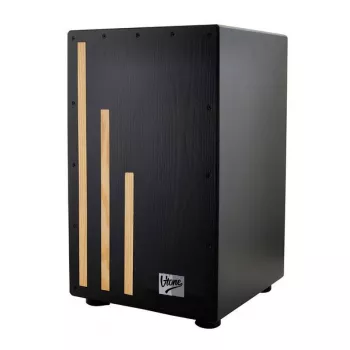 V-TONE CJ 10 Cajon String Drum Case SE - musta, kestävä nylon-cajonlaukku pehmustetulla kahvalla ja olkahihnalla