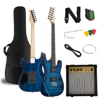 V-TONE EGW 39 BL sähkökitara 4/4 Stratocaster sininen